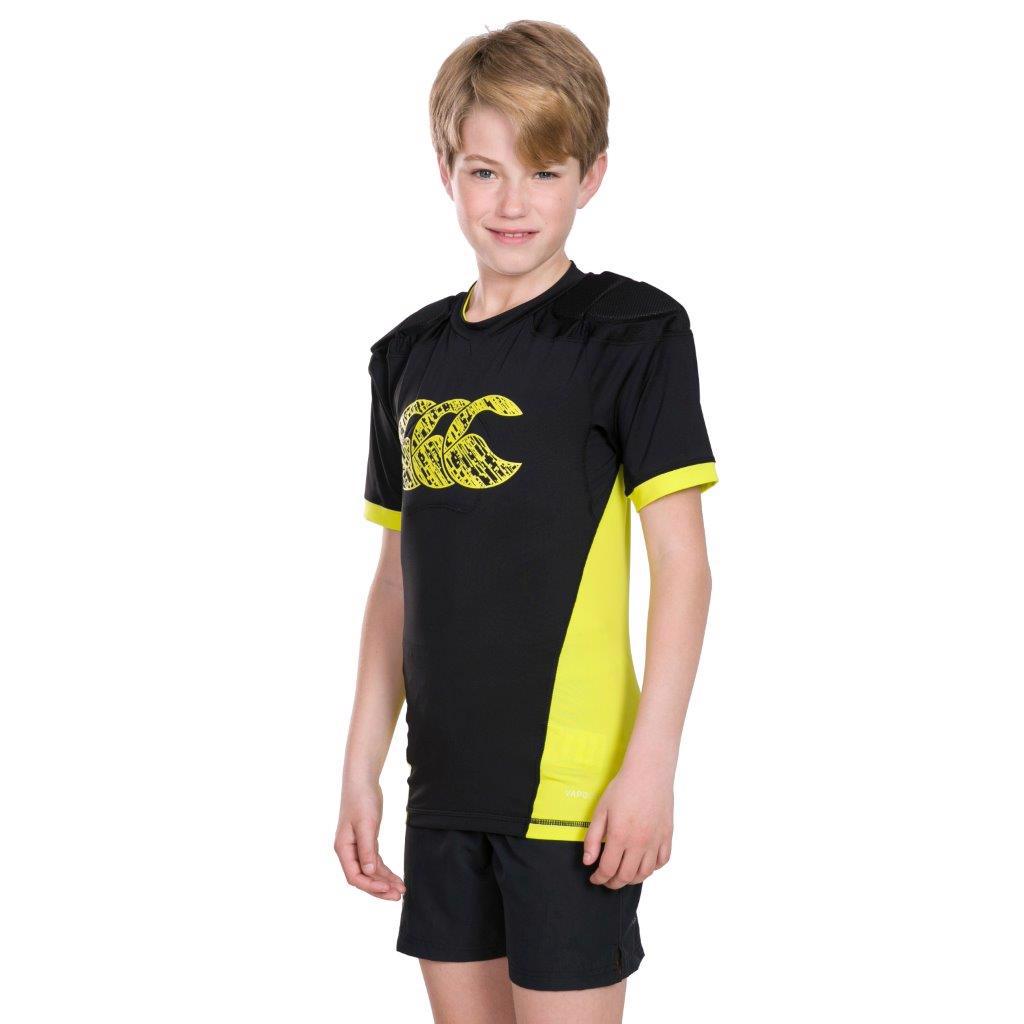 Canterbury Vapodri Raze Vest Black Sulphur Junior - Rugby Body Protection