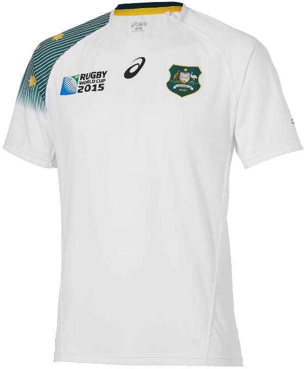 Asics RWC2015 Wallabies Away Rugby Shirt