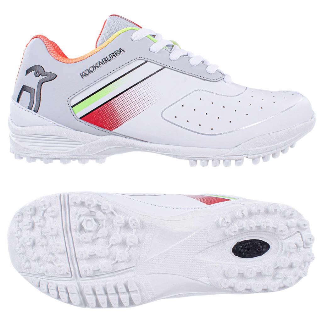 Kookaburra KC 5.0 Rubber Cricket Shoes RED, JUNIOR