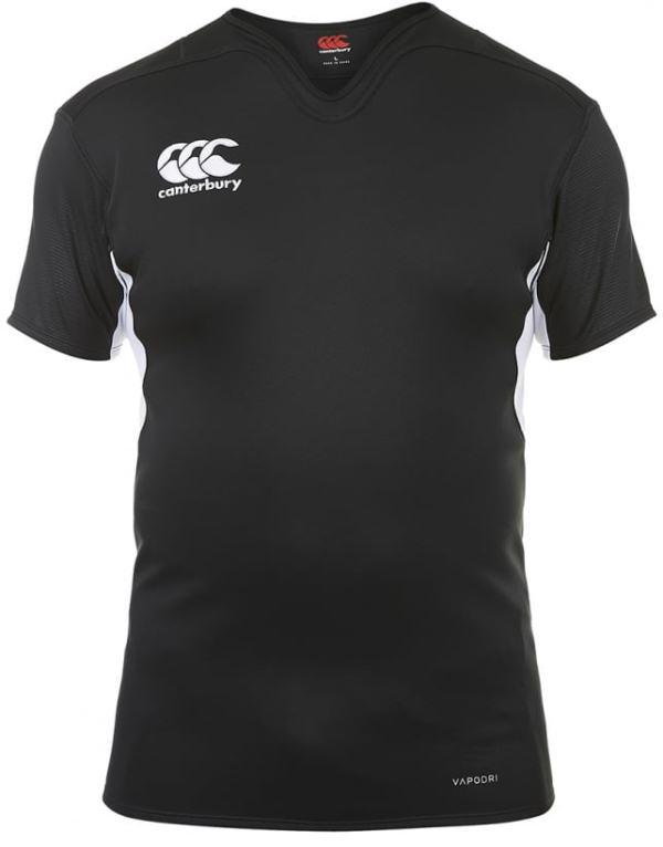 Canterbury Vapodri Challenge Rugby Jersey BLACK/WHITE