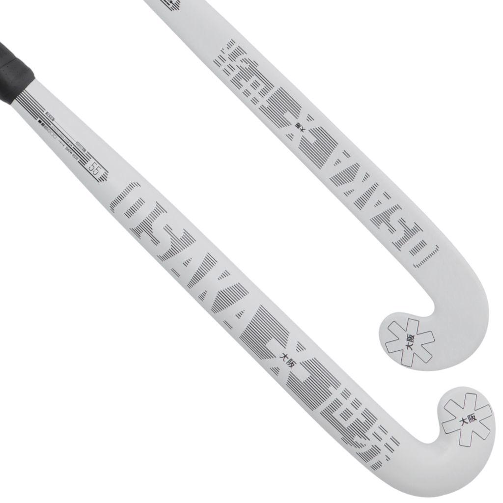 Osaka VISION 55 SHOW BOW Hockey Stick WHITE/BLACK