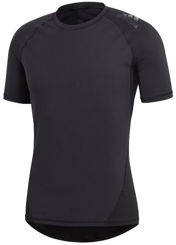 adidas Alphskin Sport SS Tee BLACK - RUGBY CLOTHING