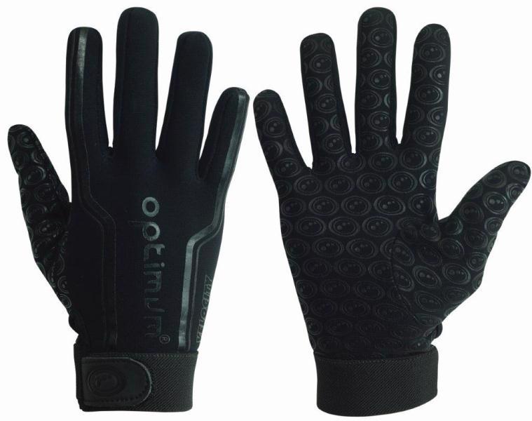 Optimum Velocity Rugby Training Gloves BLACK