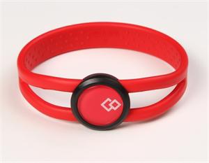 Trion:Z BOOST Silicone Sports Bracelet, RED