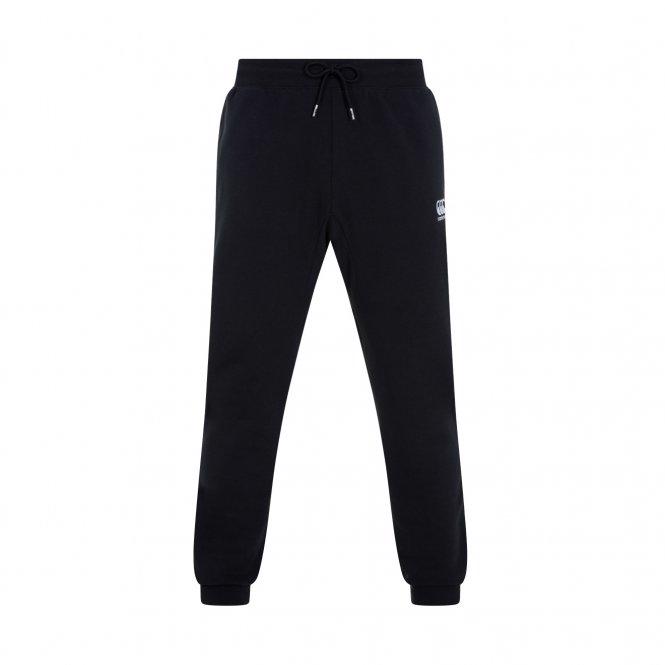 Canterbury Tapered Fleece Cuff Pant BLACK - RUGBY CLOTHING