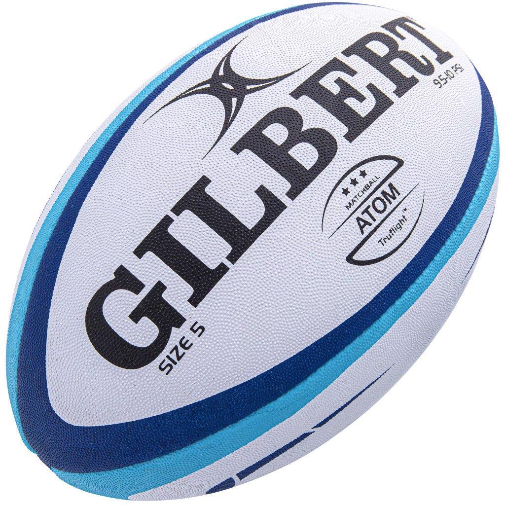 Gilbert Atom Match Rugby Ball BLUE