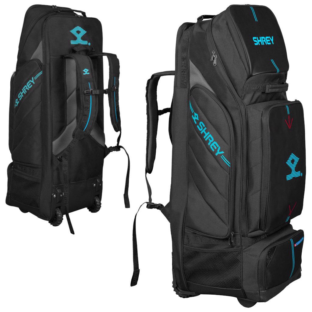 Shrey Meta Duffle Wheelie 120 Cricket Bag BLACK