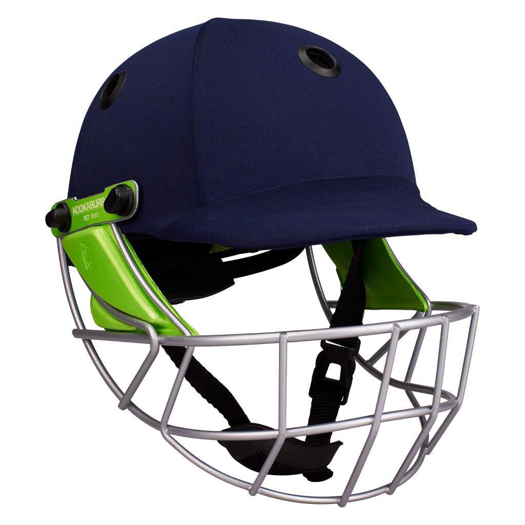 Kookaburra PRO 600F Cricket Helmet NAVY, ADULT