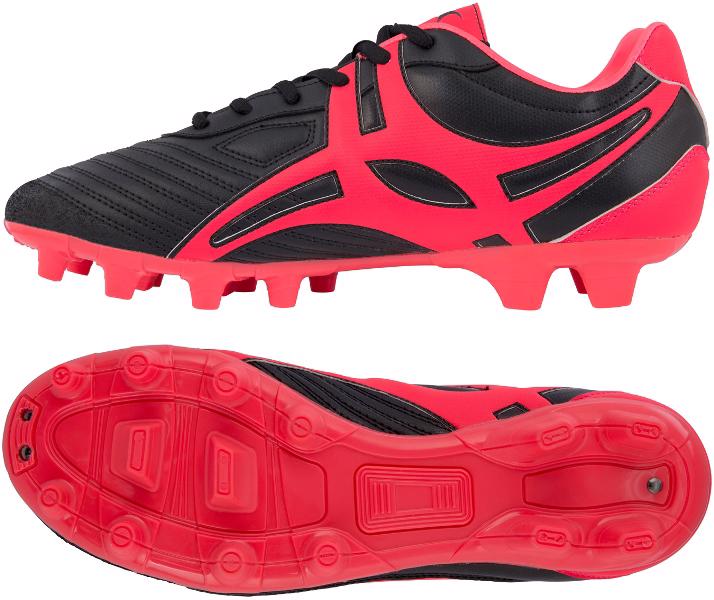 Clearance New Gilbert Rugby Boots Sidestep V1 MSX Black/Red size UK 10 