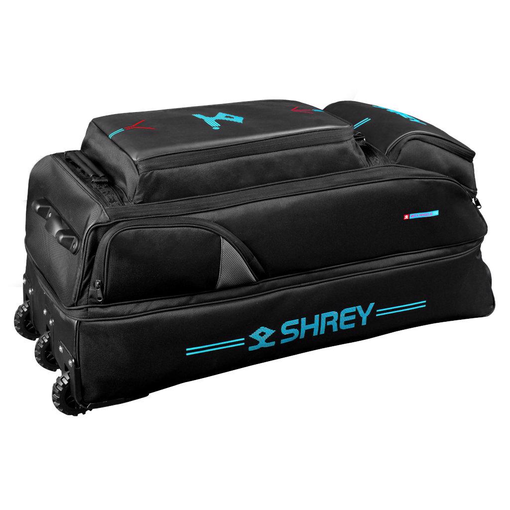 Shrey Meta Wheelie 150 Cricket Bag BLACK