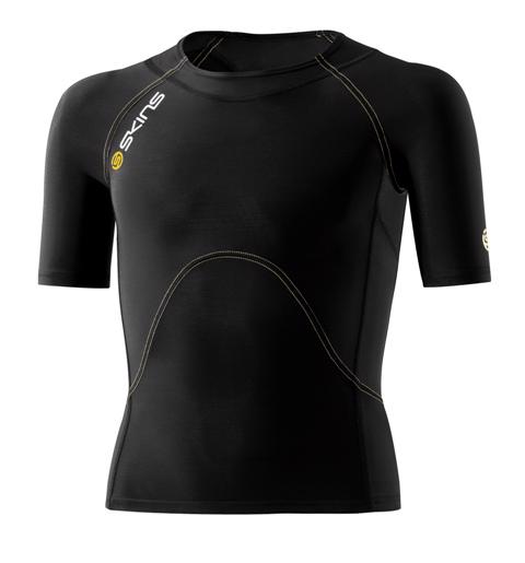 Skins A400 Active Short Sleeve Baselayer JUNIOR - CLEARANCE BASE LAYERS