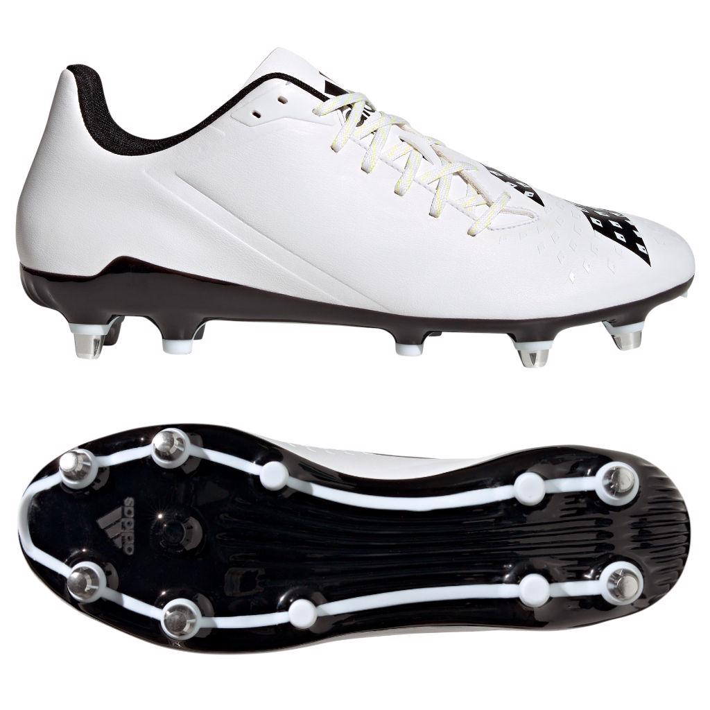 adidas MALICE SG Rugby Boots WHITE