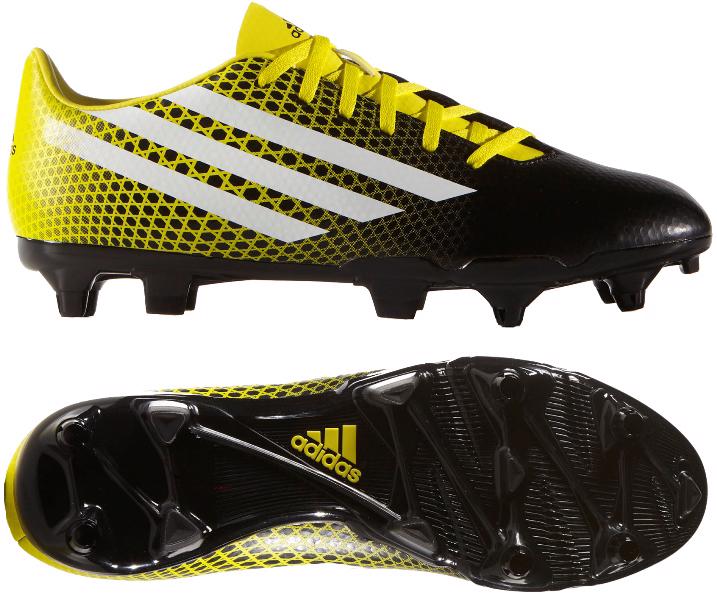 black and yellow adidas boots