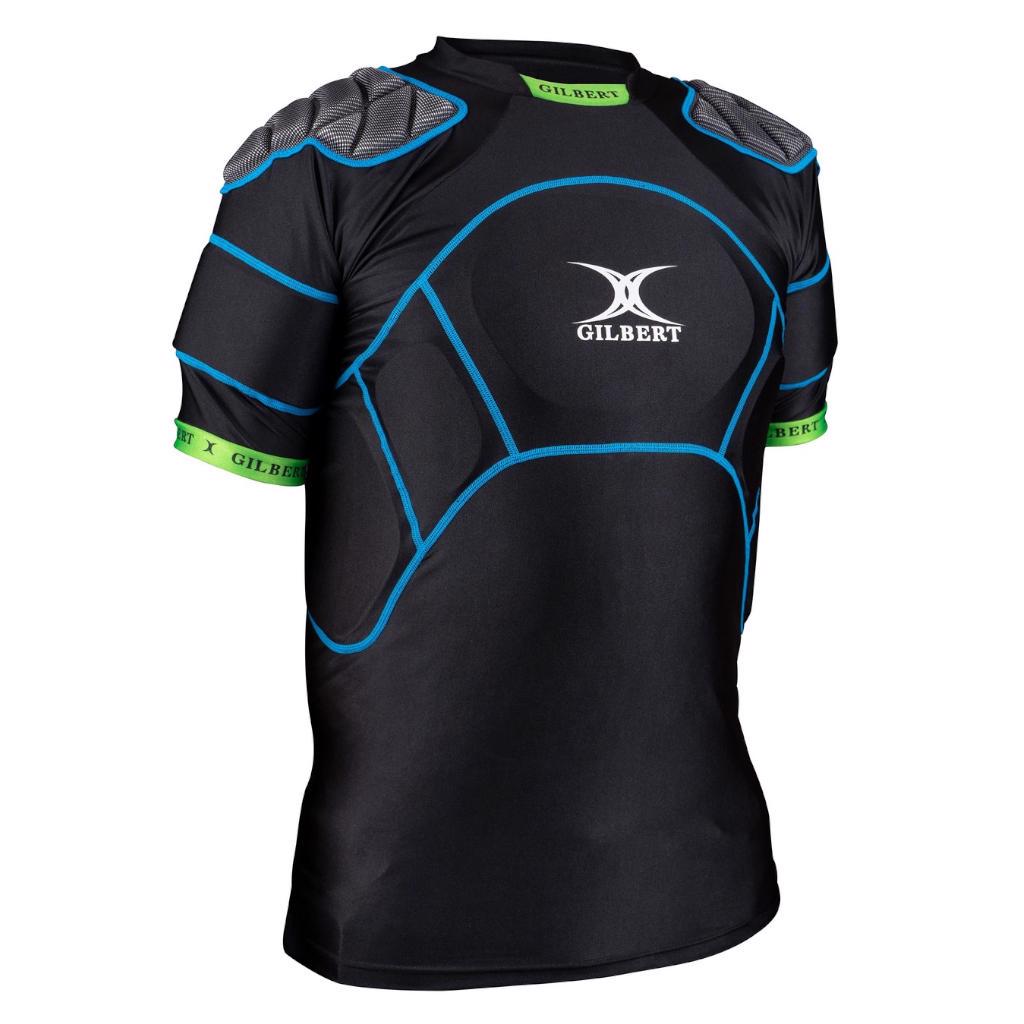 Gilbert XP500 Rugby Body Armour BLACK/BLUE