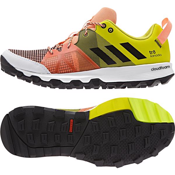 adidas Kanadia 8 Trail WOMENS Running Shoes PINK/YELLOW