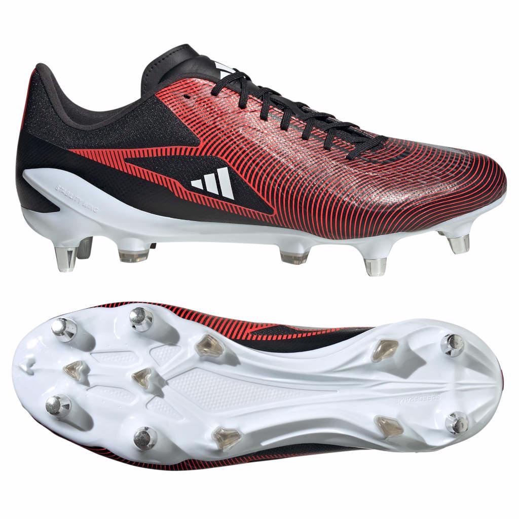 adidas adiZero RS15 Ultimate SG Rugby Boots BLACK/RED