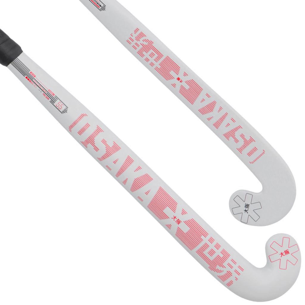 Osaka VISION 55 PRO BOW Hockey Stick WHITE/RED