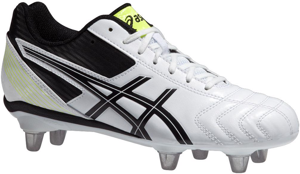 Asics Lethal Tackle GS Rugby Boots WHITE JUNIOR - CLEARANCE RUGBY BOOTS