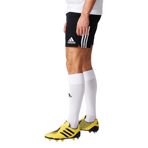 black adidas rugby shorts