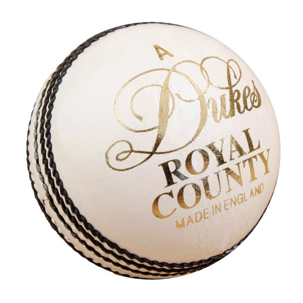 Dukes Royal County 'A' Cricket Ball WHITE