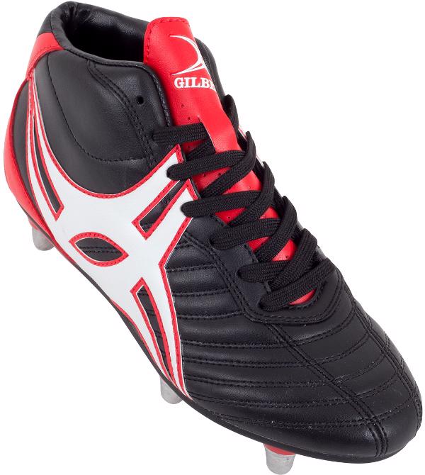 Gilbert Sidestep XV HIGH HARD TOE Rugby Boot JUNIOR CLEARANCE RUGBY BOOTS