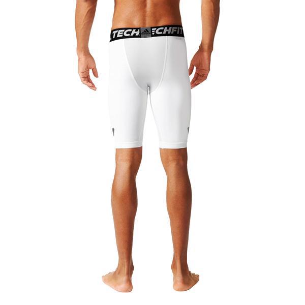 adidas Techfit climachill Base Layer Shorts WHITE - CRICKET CLOTHING