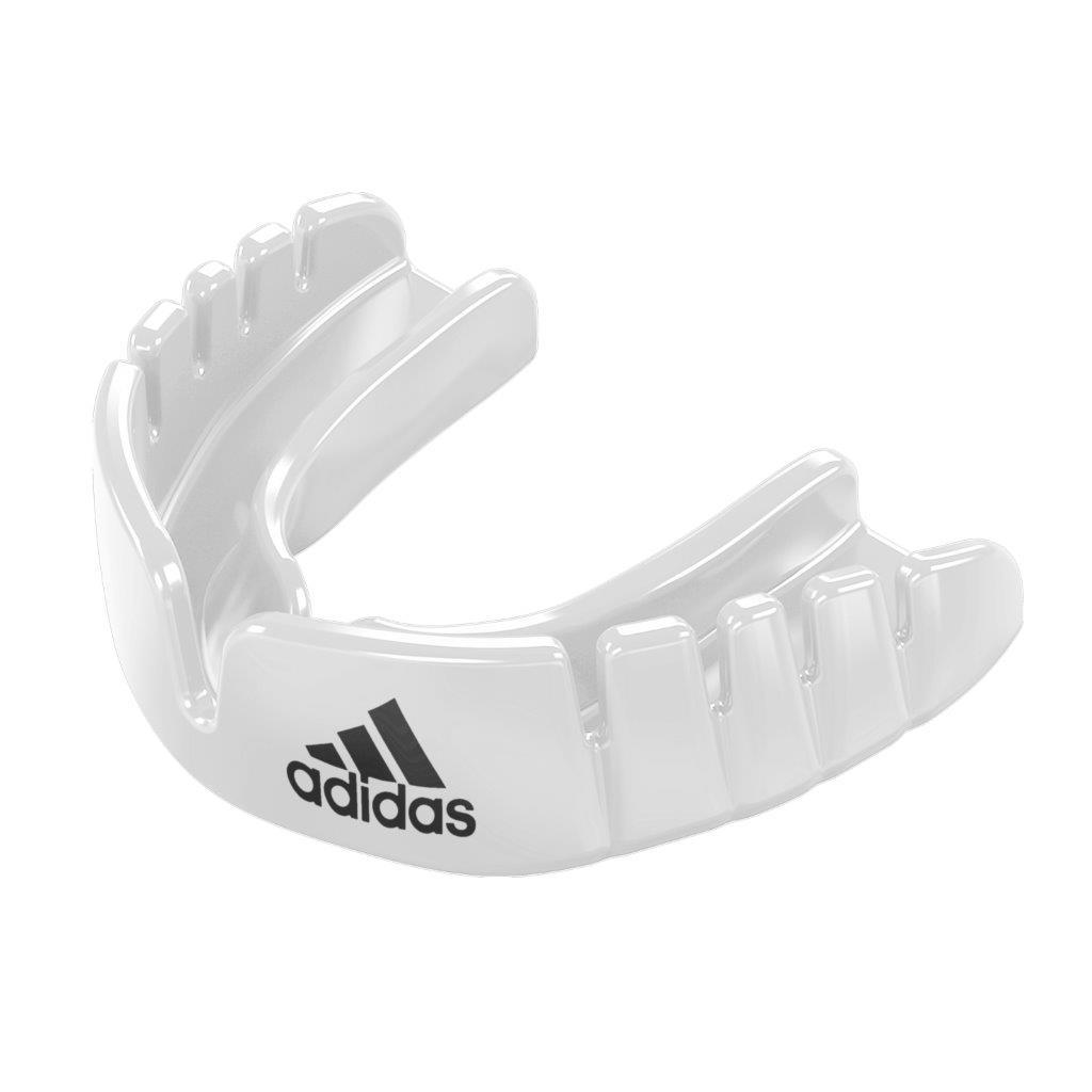 adidas OPRO Snap-Fit Mouthguard WHITE, JUNIOR