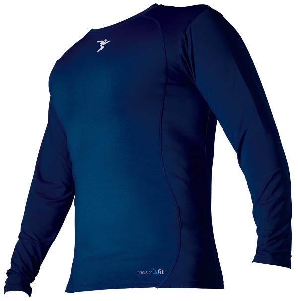 Precision Fit Crew Long Sleeve Base Layer NAVY