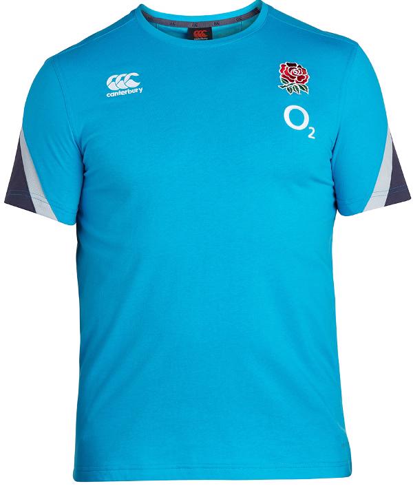 Canterbury England Rugby Cotton Training Tee ARCTIC