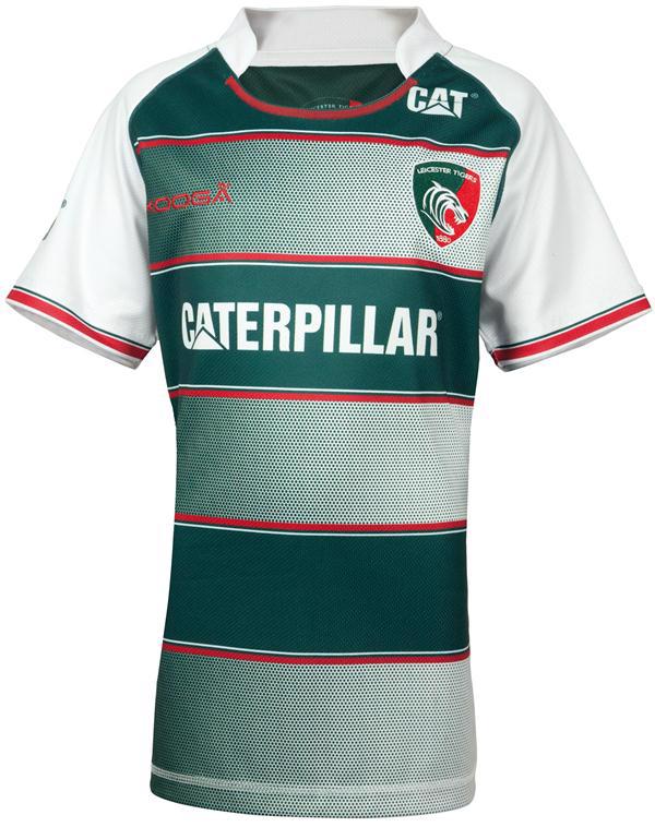 Various Sizes New Leicester Tigers Kooga Kid's Rugby 2015/16 Home Jersey 