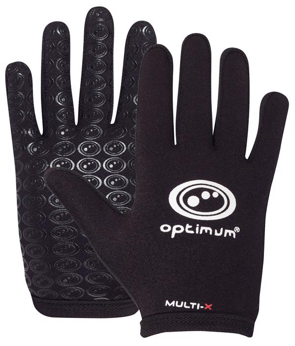 Optimum Multi-X Rugby Gloves BLACK JUNIOR