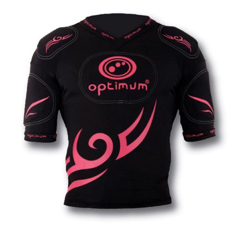 Optimum PINK Tribal Five Pad Rugby Protective Top