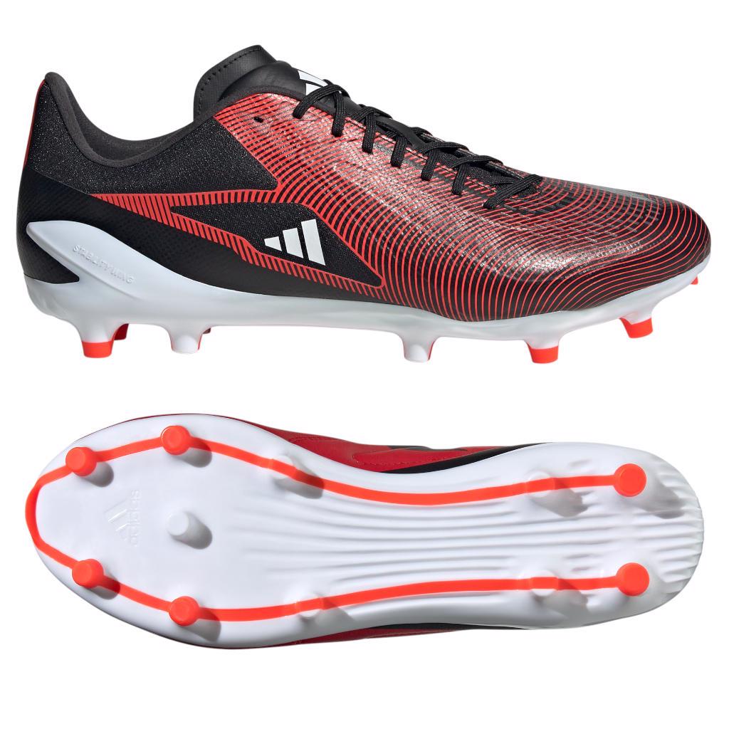 adidas adiZero RS15 Pro FG Rugby Boots RED/BLACK