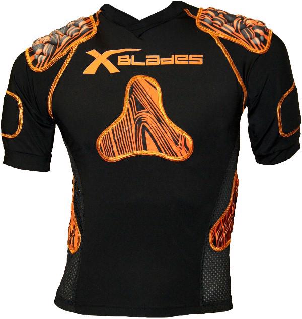 Xblades Wild Thing Elite Rugby Body Armour, ORANGE