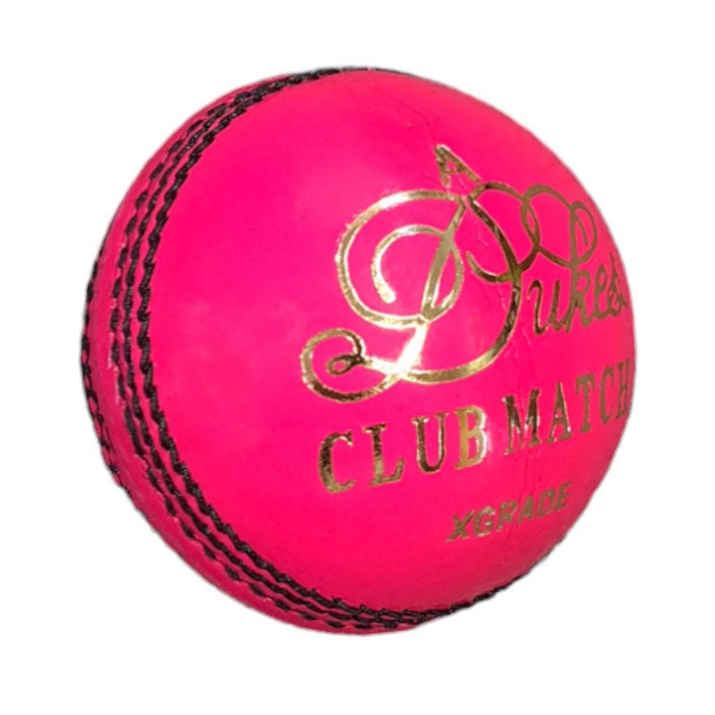 Dukes Club Match 'A' XGRADE Cricket Ball 156g PINK