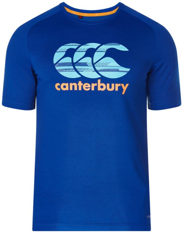Canterbury Vapodri Poly Large Logo Tee SODALITE BLUE 