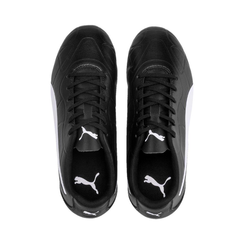 Puma MONARCH FG Football Boots BLACK/WHITE JUNIOR - CLEARANCE RUGBY BOOTS