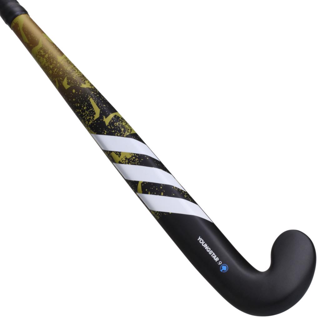adidas Youngstar .9 BLACK Wooden Hockey Stick JUNIOR