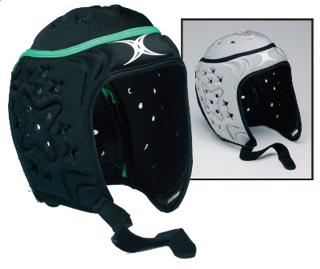 Gilbert Air Headgear White Air Headguard Black | Warwick Sports Best Rugby