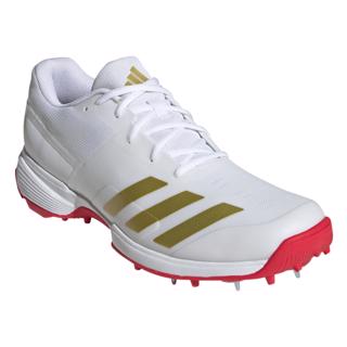 adidas 22YDS Spike Cricket Shoe RED/GOLD 