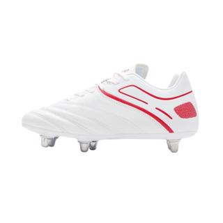 Gilbert SIDESTEP X20 Rugby Boots WHITE/R 