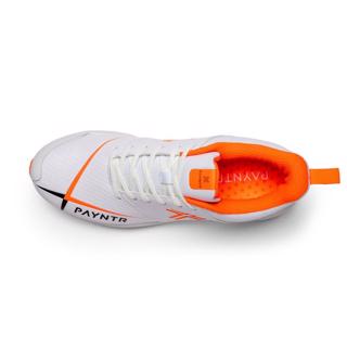Payntr V Pimple Cricket Shoe WHITE/ORANG 