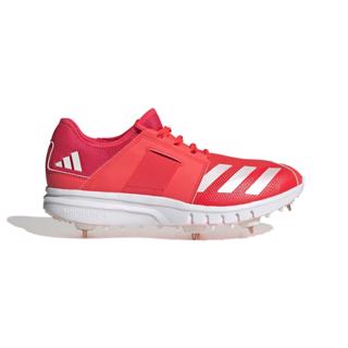 adidas Howzat Spike Cricket Shoe RED/WHI 