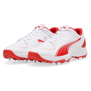 Puma Spike 24.2 Cricket Shoes WHITE/RED 