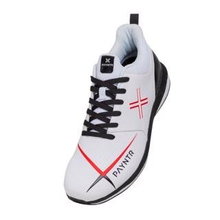 Payntr V Spike Cricket Shoes WHITE/BLACK 