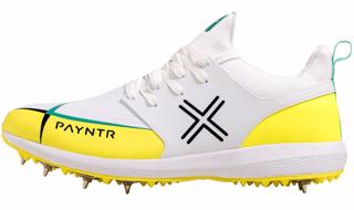 Payntr X MK3 Spike Cricket Shoes YELLO 