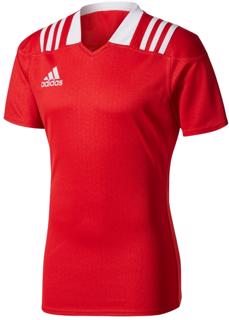 adidas 3 Stripes Fitted Rugby Jersey R 