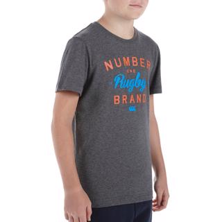 Canterbury Number One T-Shirt CHARCOAL J 