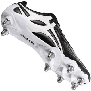 Gilbert SPRINT 8S Rugby Boot BLACK 