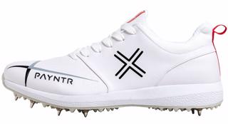 Payntr V Spike Cricket Shoes JUNIOR WH 